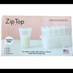 Zip Top Baby breast milk storage set & freeze tray